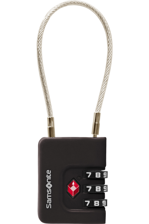Samsonite Ta Revolution Cablelock 3 dial TSA  Czarny