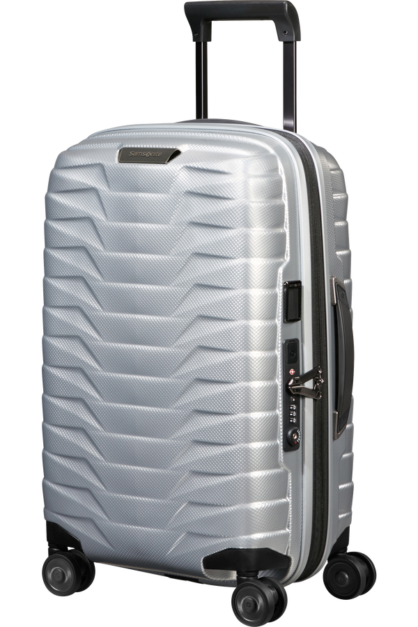 Samsonite Proxis Spinner Expandable Length 35cm 55cm  Silver