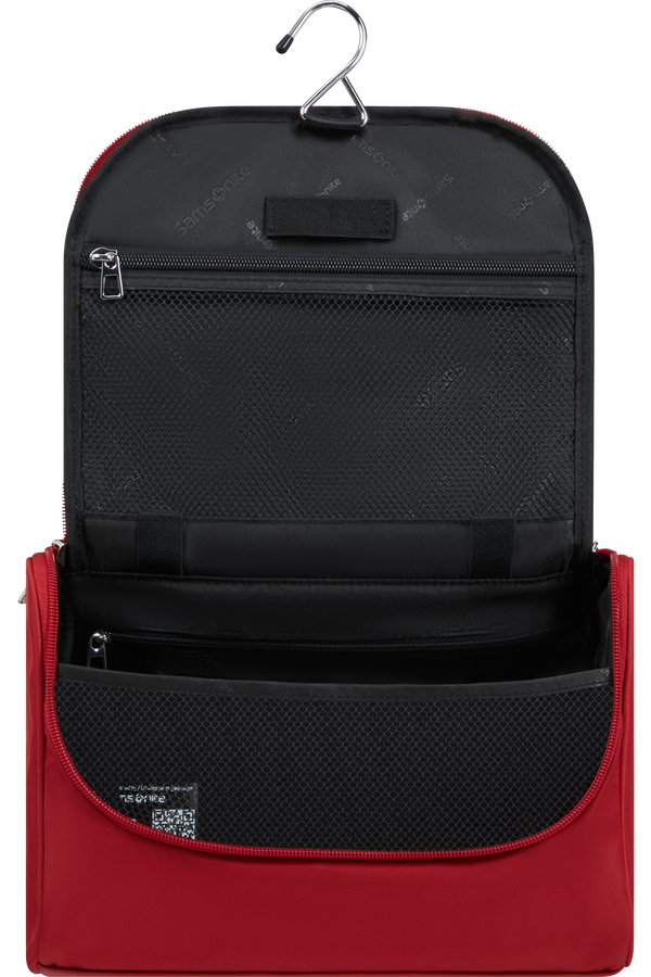 Samsonite Attrix Toilet Kit Hanging Toilet Kit  Czerwony